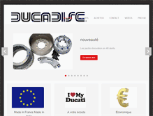 Tablet Screenshot of ducadisc.com
